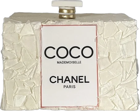 Торт у вигляді флакона парфумів Coco Chanel